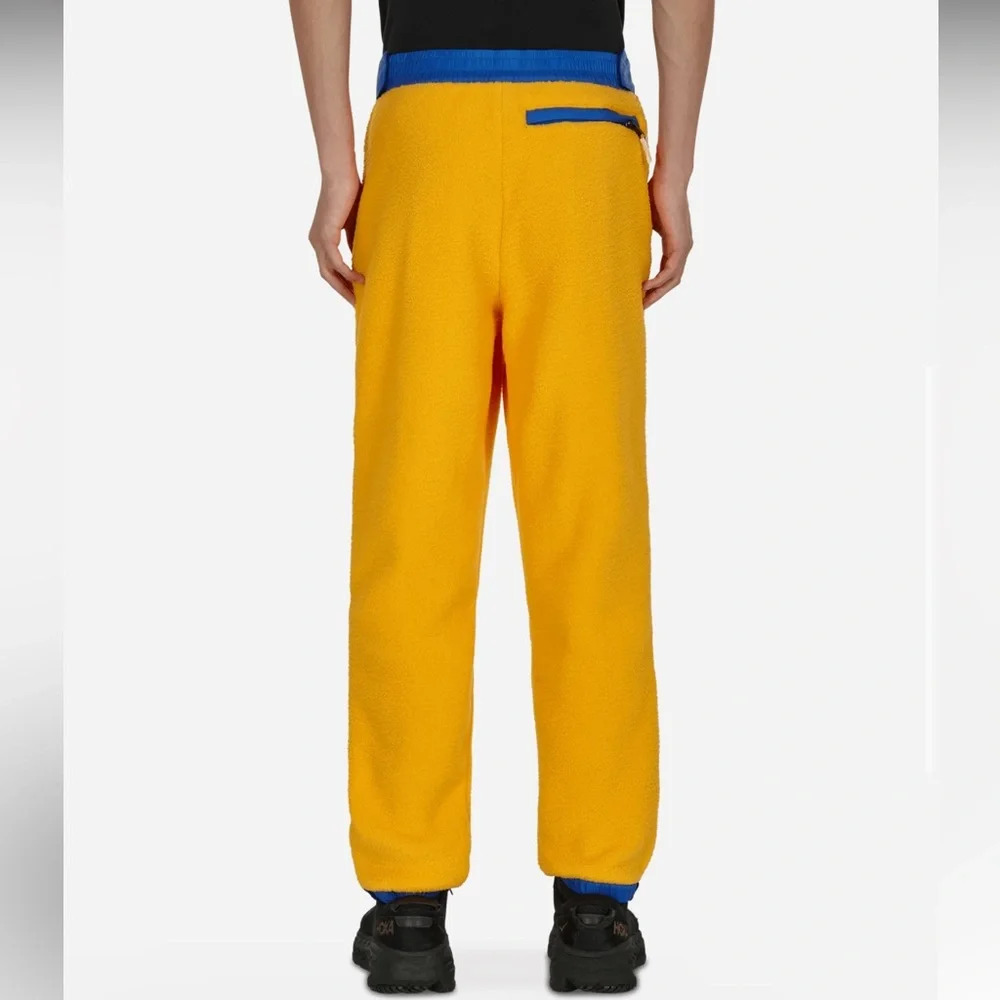 The North Face Black Series Color Block Fleece Sweatpants Orange Blue Youth - Picture 2 of 5